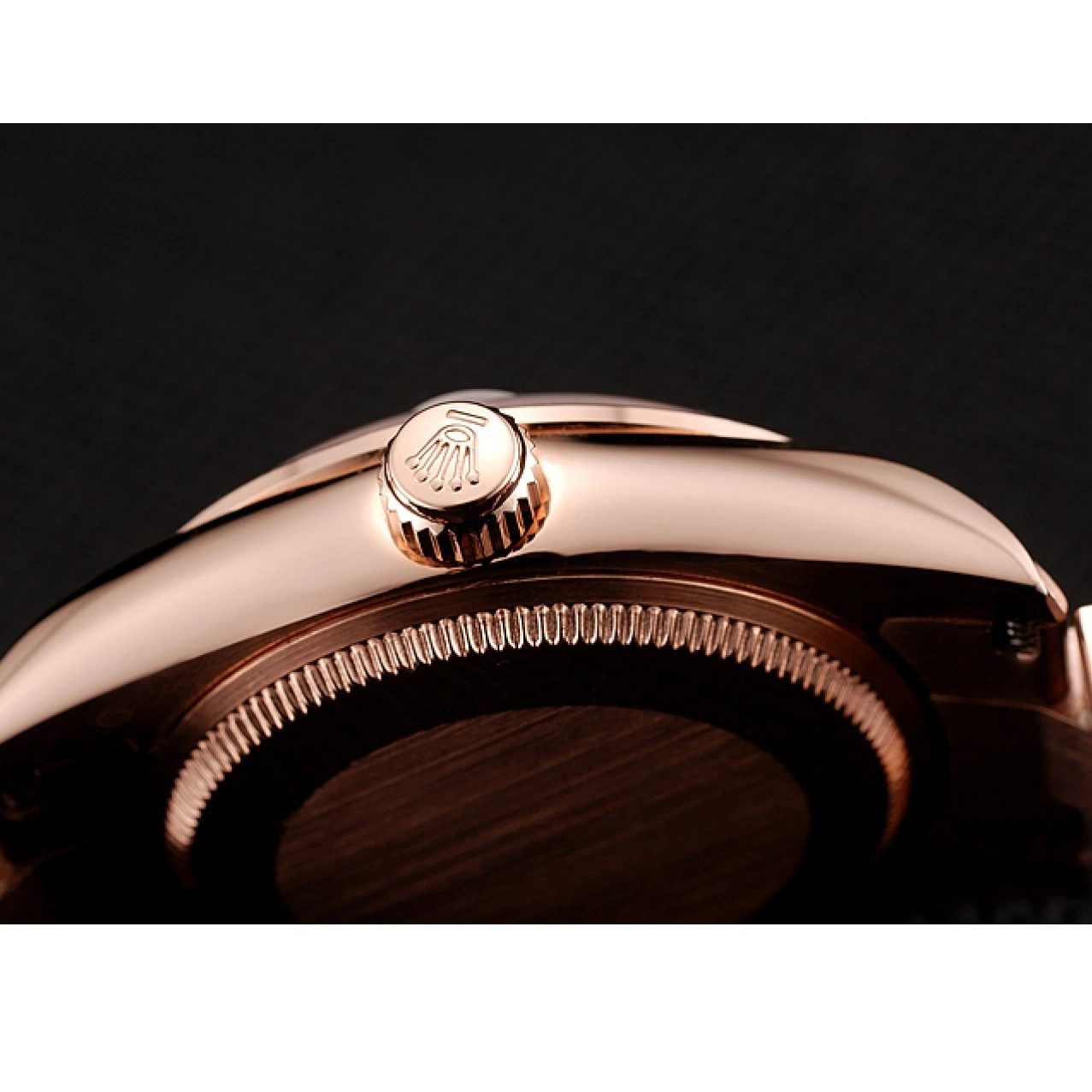 AAA Replica Watches Bracelet Case Rolex Gold Dial Swiss DateJust 1453977 Diamond Rose Rose Gold 0819